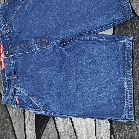 VINTAGE ECKO UNLTD. 7 POCKET THICK DENIM JEAN SHORTS - Picture 9 of 16